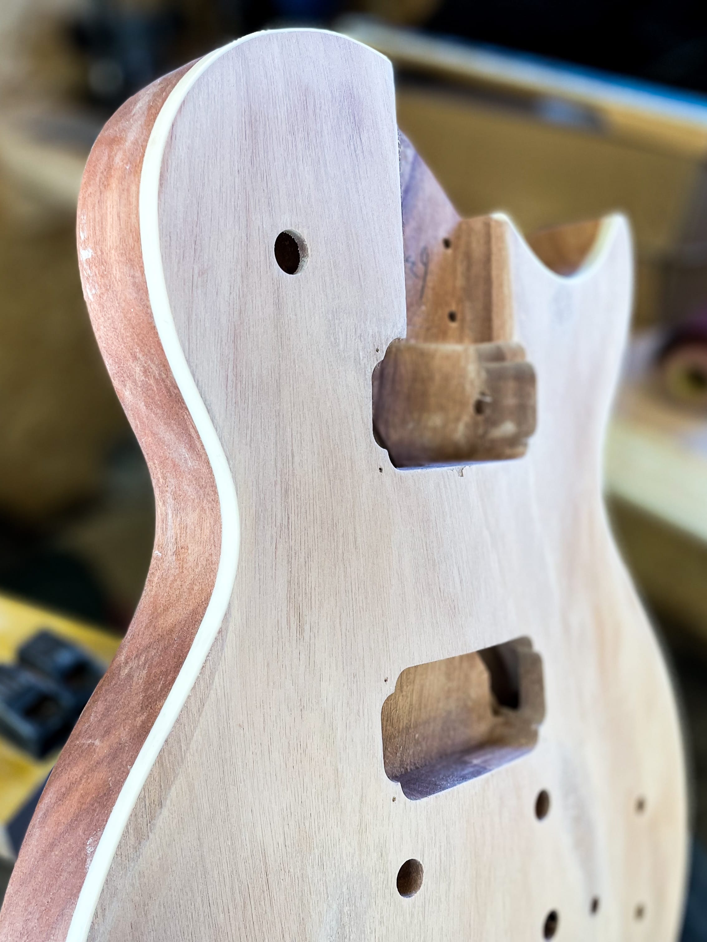 Progressing with sanding